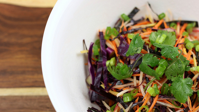 Cabbage, Beet, Apple and Ginger Slaw