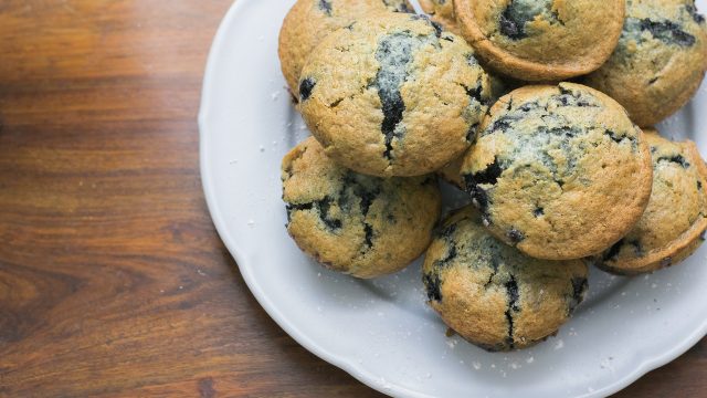 Blueberry Spelt Muffins