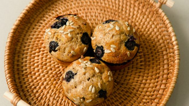 Blueberry Flax Muffins