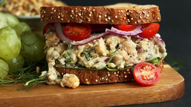 Chickpea Sunflower Sandwich