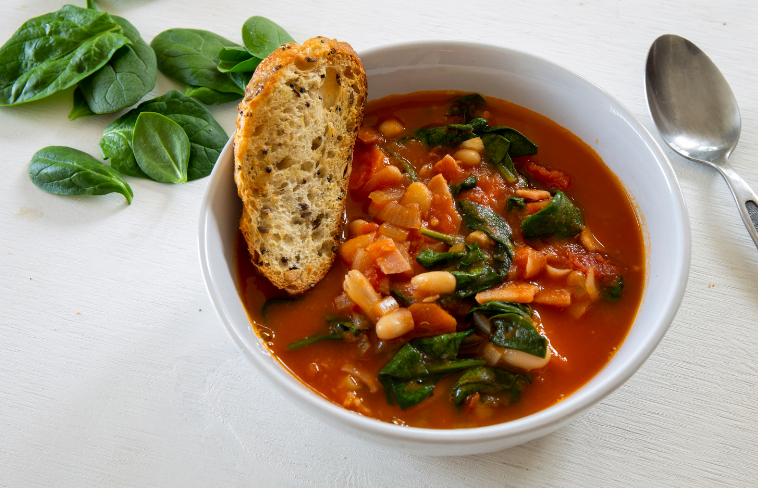 Creamy Tuscan White Bean & Kale Soup (1 Pot!) - Minimalist Baker